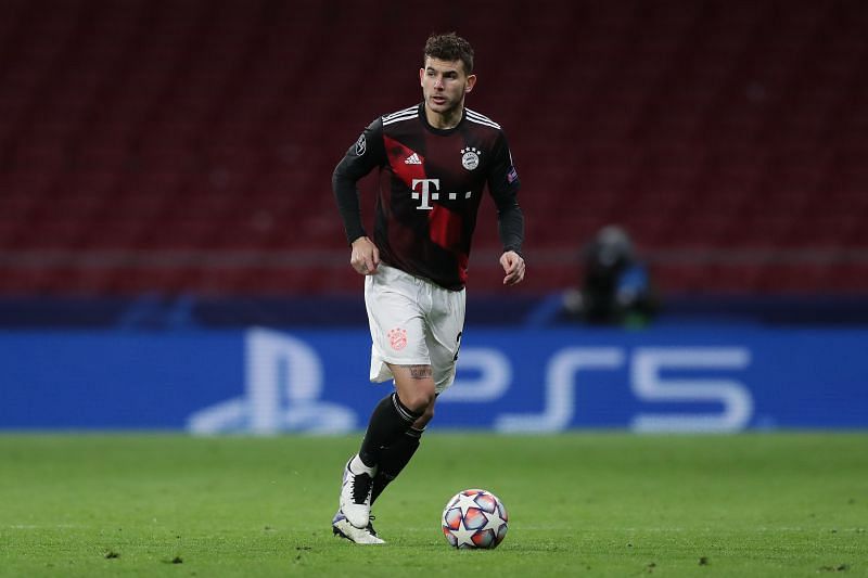 Lucas Hernandez in action for Bayern Munich
